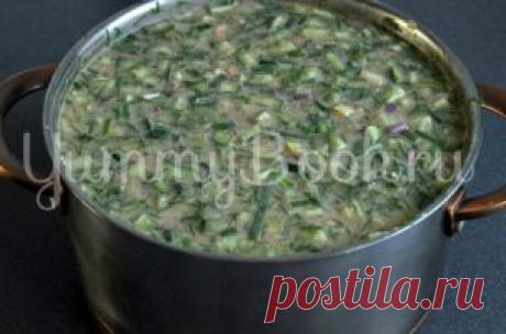 Окрошка с курицей на квасе - пошаговый рецепт с фото