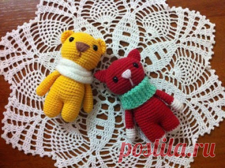 1000 схем амигуруми на русском: Игрушки крючком: 3 схемы