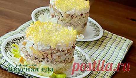Салаты мясные - Вкусная еда