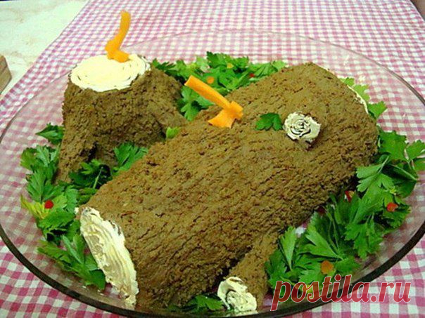Праздничный паштет из говяжьей печени