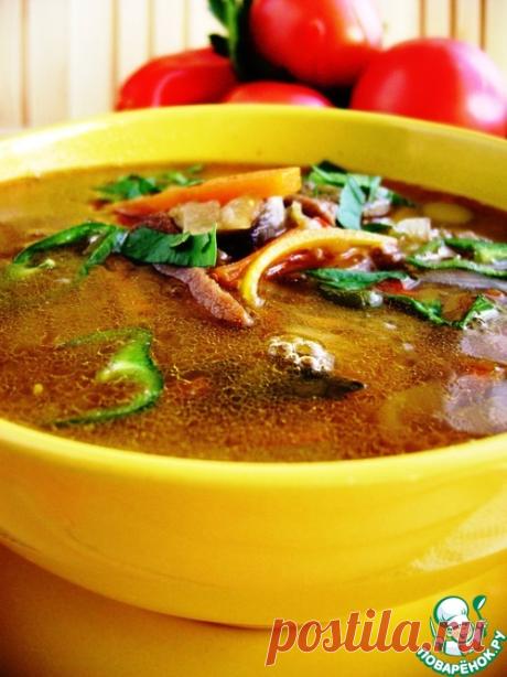 Жареный суп с овощами и чечевицей - кулинарный рецепт
