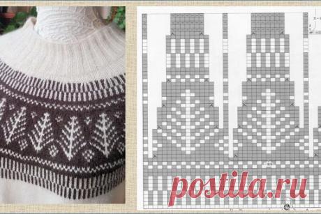 Схемы жаккардовых кокеток