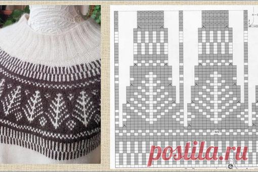 Схемы жаккардовых кокеток