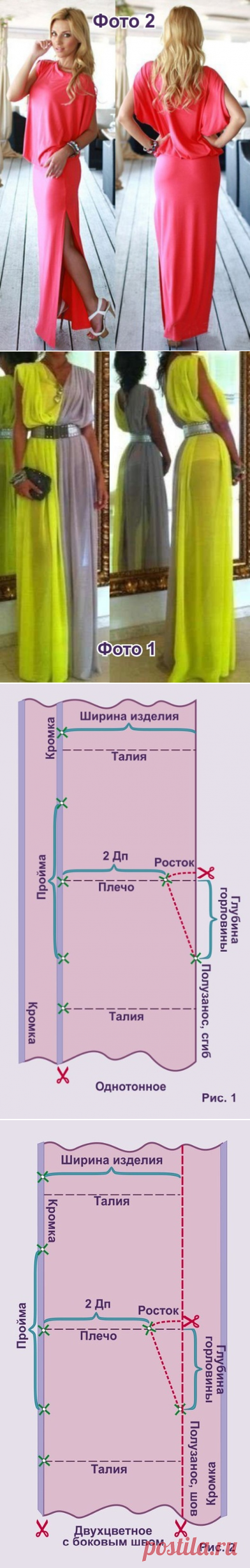 Примитивные платья (выкройка) / Простые выкройки / ВТОРАЯ УЛИЦА