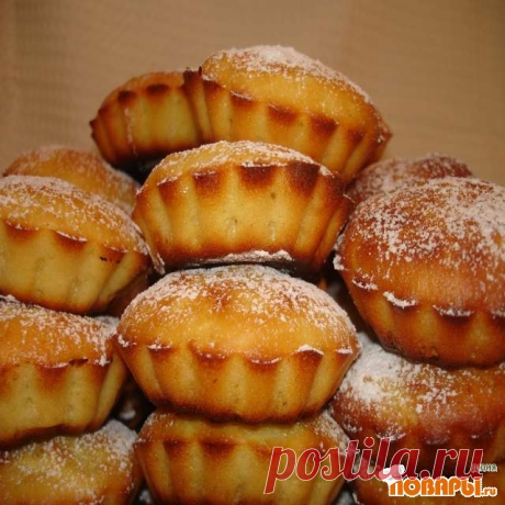 РЕЦЕПТ Ананасово-яблочные маффины.