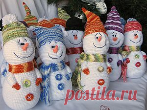 Снеговички для Новогоднего настроения!) - Ярмарка Мастеров - ручная работа, handmade