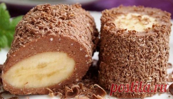 Творожный десерт с бананом на скорую руку | WebVinegret