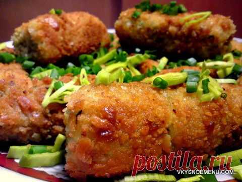Крокеты из картофеля с сыром - Вкусное меню