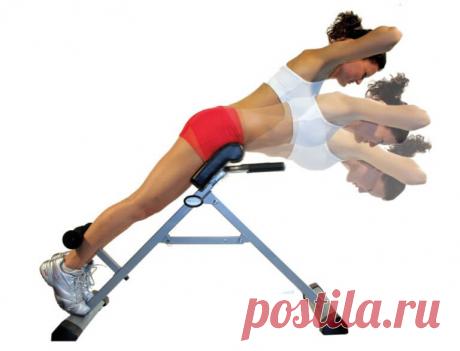 Разберем гиперэкстензию на ягодичные