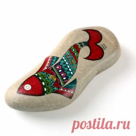 Рисунки на камнях.