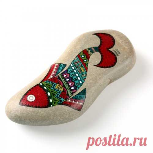 Рисунки на камнях.
