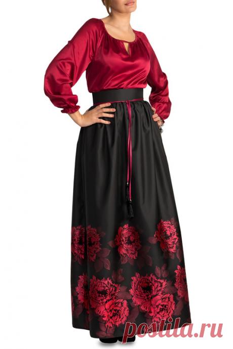 Купить Юбка CLEVER 102614 ЧЕРНЫЙ, БОРДОВЫЙ со скидкой в интернет-магазине kupivip.ru - распродажа