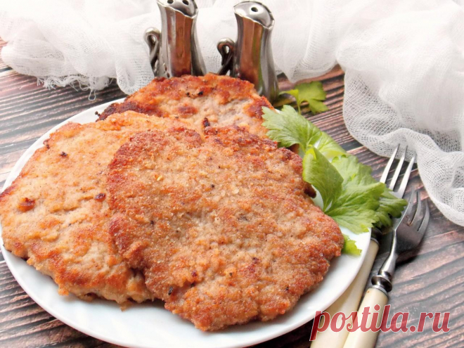 Шницель из фарша на сковороде рецепт с фото пошагово - 1000.menu
