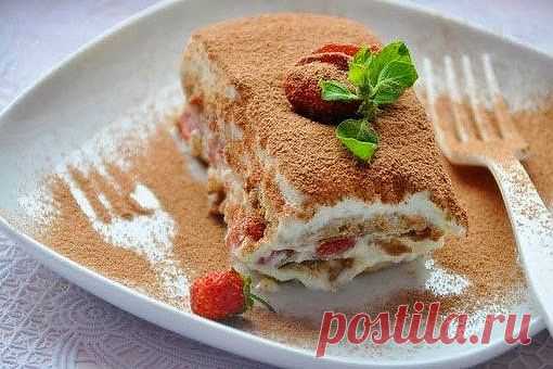 : Клубничный тирамису