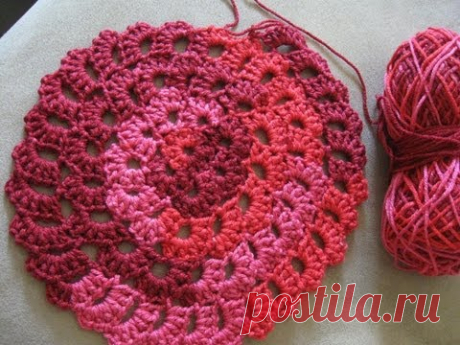 Flower Spiral Motif Pattern - Crochet Tutorial
