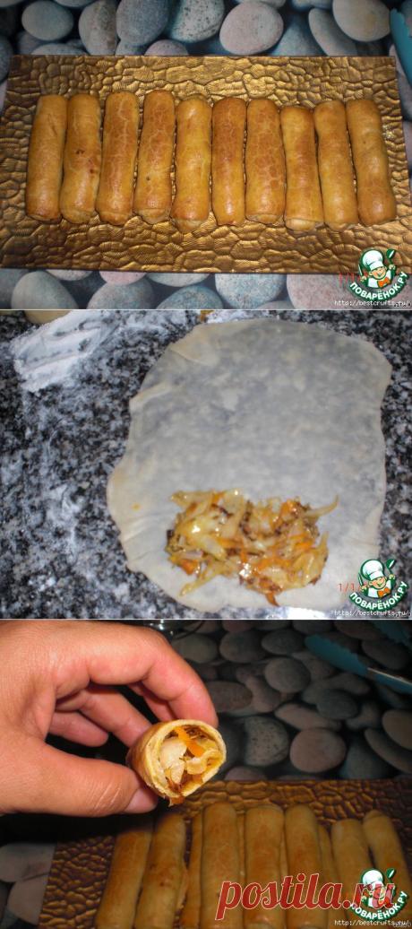 Пирожки с капустой "Сигары"