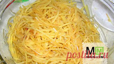 Картофель по-корейски(камди-ча) - кулинарный рецепт. Миллион Меню