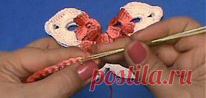 Вязаная бабочка крючком | О вязании