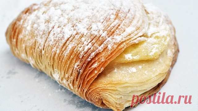 Неаполитанская кудрявая слойка Довольно необычный рецепт.