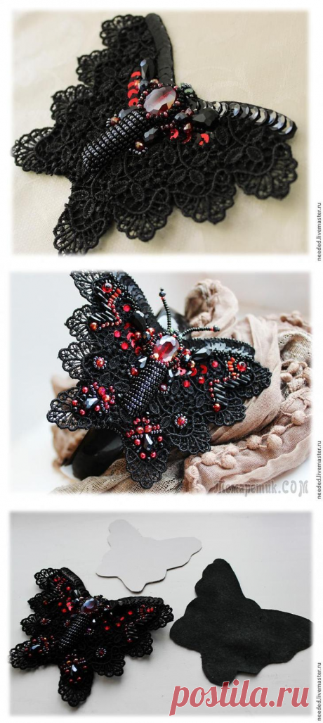 Создание трансформера: колье-брошь-заколка "Papilio Rumanzovia"