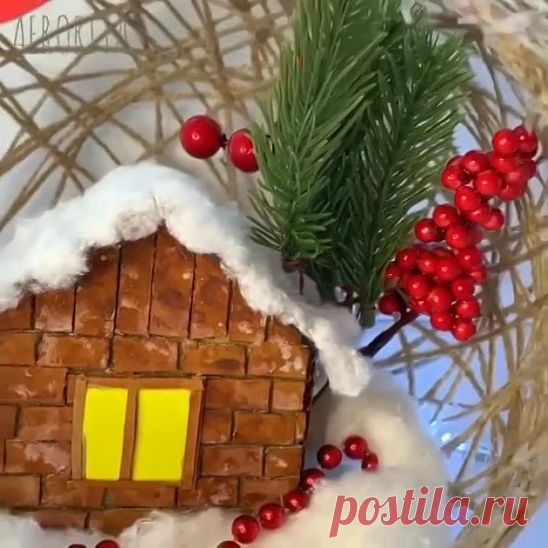 Очень эффектная зимняя поделка в сад или школу!?