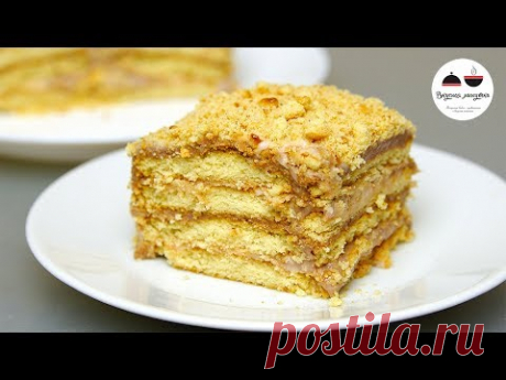 Торт без выпечки ЛЕНИВЫЙ Вот самый Простой Рецепт вкусного ТОРТА ИЗ ПЕЧЕНЬЯ
