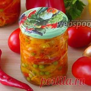 Салат овощной «Дунайский» на зиму
