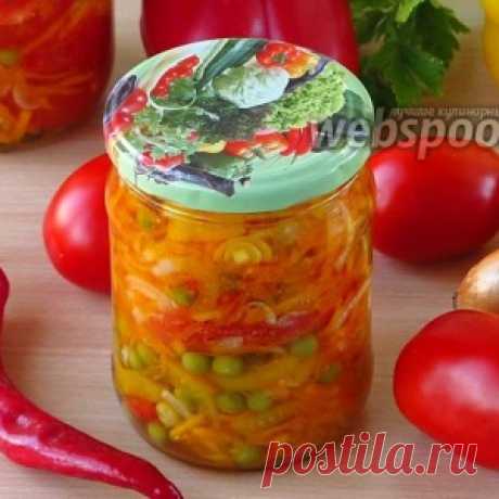 Салат овощной «Дунайский» на зиму