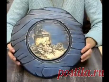 Зоя Меркулова.  Имитация дерева.  22.11.2017