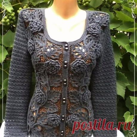 #вязание крючком#одежда#ирланскоекружево