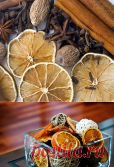 Сушеные апельсины для декора