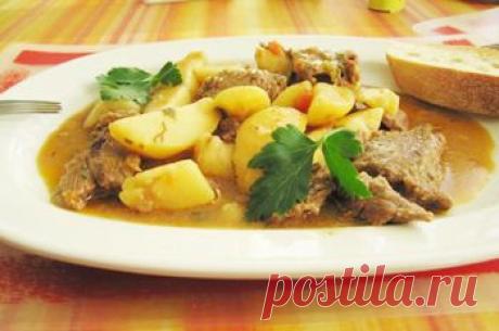 Рецепт жаркое из свинины с картофелем - Жаркое . 1001 ЕДА вкусные рецепты с фото!