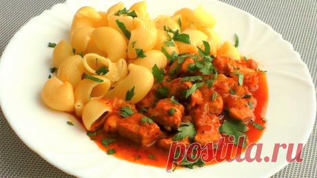 ГУЛЯШ ВЕНГЕРСКИЙ, САМЫЙ ПРОСТОЙ, БЫСТРЫЙ И ВКУСНЫЙ РЕЦЕПТ.