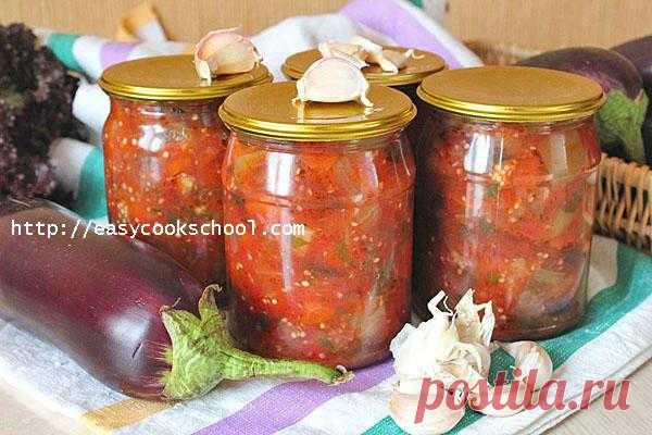 БАКАТ ИЗ БАКЛАЖАНОВ НА ЗИМУ