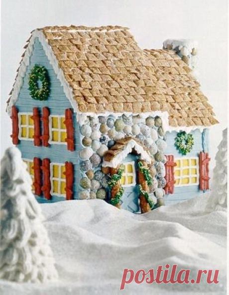 У этого пряничного домика чудесная черепица.... / Handmade новый год / Pinme.ru / Света