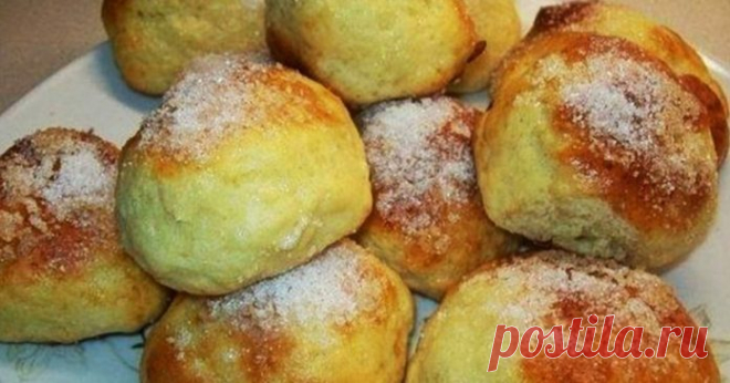 Воздушные творожные булочки за 15 минут. Для любителей вкусной выпечки