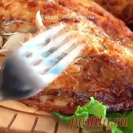 Скумбрия в духовке ( рецепт )
