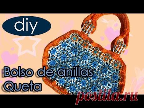 Como hacer una bolsa con fichas de aluminio: Bolso Queta parte 1