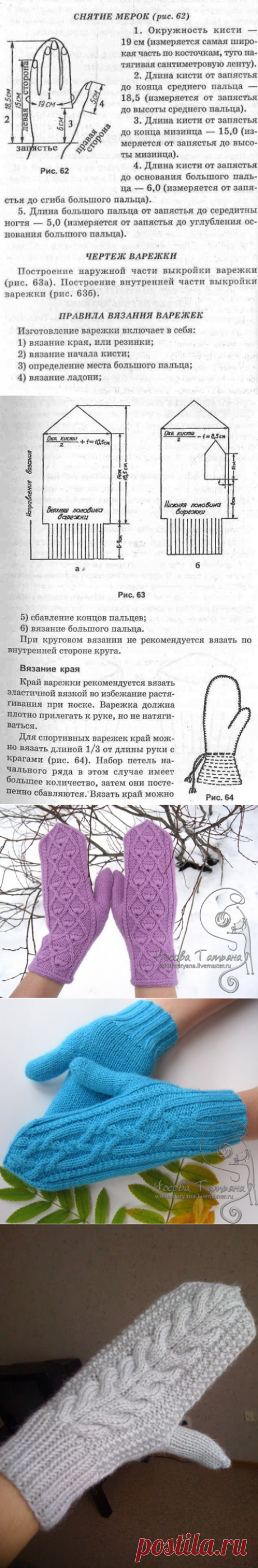 Варежки с Осинки.Подборка.Со схемами и без.