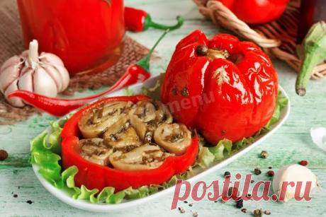 Перец фаршированный чесноком и баклажанами на зиму рецепт с фото - 1000.menu