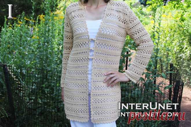Crochet long cardigan | interunet
