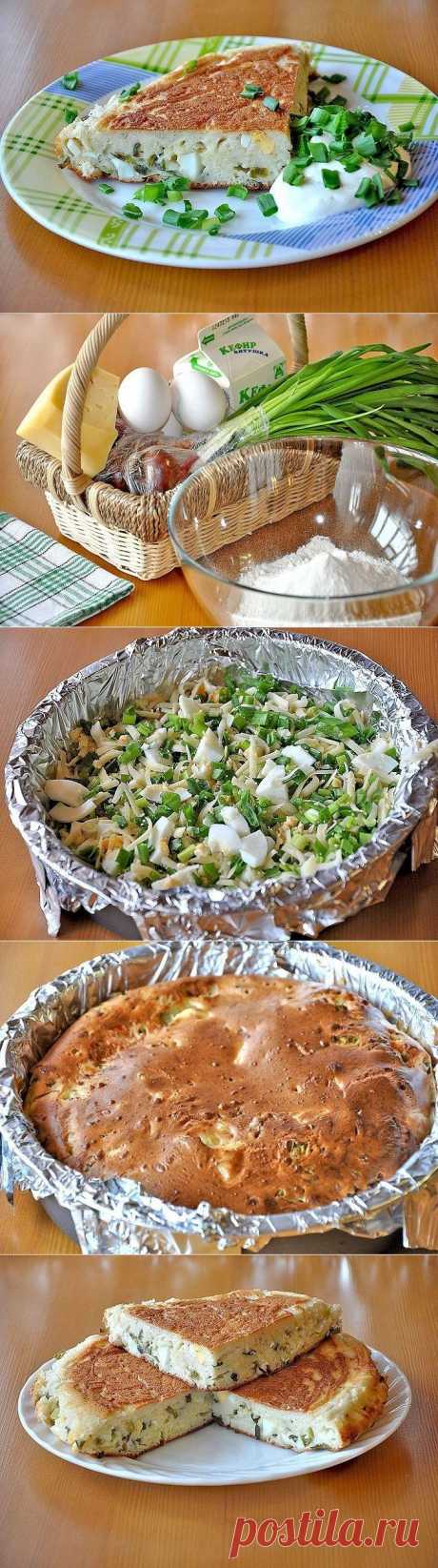 Кефирный пирог