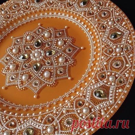 Потрясающие тарелочки с росписью