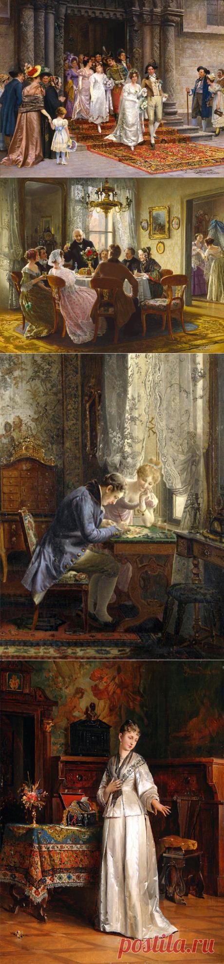 Художник Johann Hamza (1850-1927)