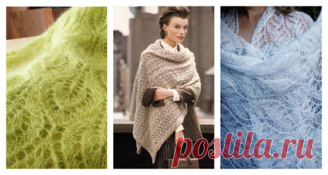 А вы любите вязаные палантины…вот вам схемы и видео с мастер-классами…идеи просто заглядение! 
Все новое в моде было уже когда-то и просто вернулось, чтобы украсить гардероб современной женщины. Это касается и модного в XVIII-XIX веках палантина. Когда-то ажурный шарф согревал дам от холодов, …