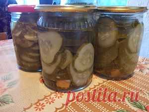 Вкусные маринованные большие огурцы! Пробуйте..
