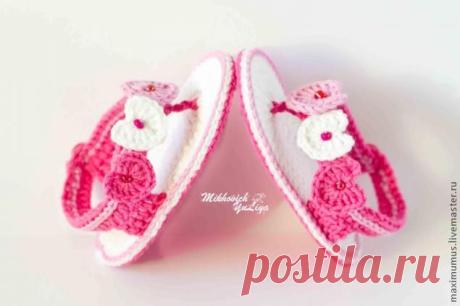 Стильные пинетки «от кутюр ) » для малышки | Handmade24