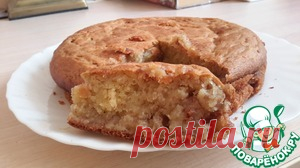 Быстрый банановый пирог без яиц - кулинарный рецепт