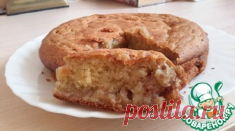 Быстрый банановый пирог без яиц - кулинарный рецепт