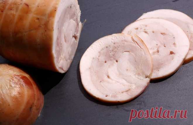 Рулет из мяса курицы. Всего 125 килокалорий и 180 рублей!